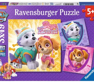 Ravensburger Puzzle Paw Patrol, Sky &Everest 3x49kom - Pribislavec