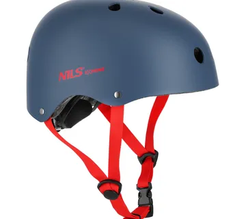 Nils Extreme kaciga sivo-crvena veličina XS 48–52 cm - Pribislavec