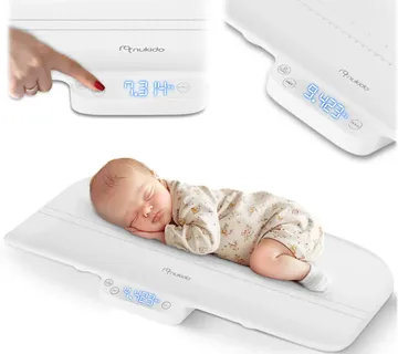 Nukido elektronička vaga za bebe, bijela - Pribislavec