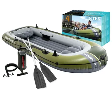 Gumenjak Seahawk 4, za 4 osobe, s pumpom i 2 vesla, INTEX 66334 - Pribislavec