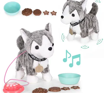 Interaktivna povodac za štene Husky – šeta, maše repom i svira melodije - Pribislavec