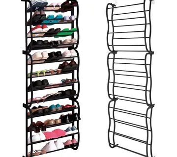 ModernHome metalni organizator za cipele - crni - Pribislavec