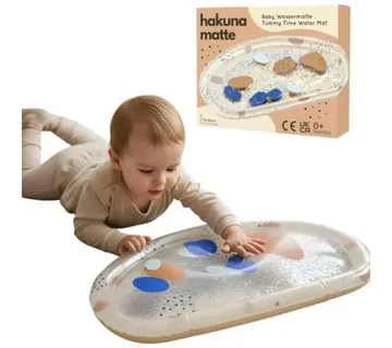 Hakuna Matte – Vodena podloga za igru na trbuhu „Watergarden“ 73 × 42 cm - Pribislavec