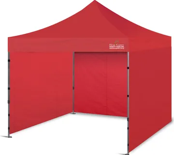 Komdercijalni šator 300 x 300 cm crveni - Pribislavec