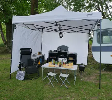 Vrtni paviljon 3 x 3 m bijeli - Pribislavec