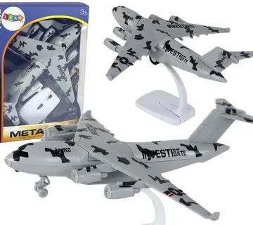 Vojni avion HW-605 siva kamuflaža - Pribislavec