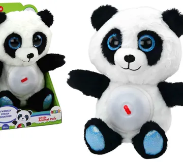 Plišana panda - lampa s uspavanka za spavanje 30 cm - Pribislavec