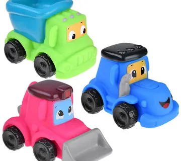 Set šarenih autića 3kom - zeleni, plavi, roza - Pribislavec