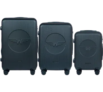 SWALLOW, Set od 3 Wings ABS+ kofera (L,M,S) TAMNO ZELENA - Pribislavec