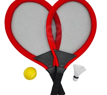 Woopie set za badminton - crveni - Pribislavec