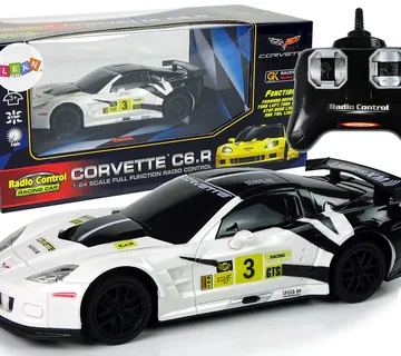 Sportski auto na daljinsko upravljanje Corvette C6.R bijeli - Pribislavec
