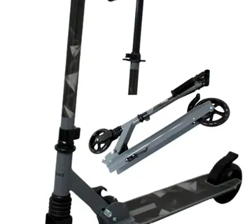 Dječji veliki romobil H10 crni sklopivi kotači 145 mm - Pribislavec