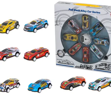 Set metalnih automobila 8 kom. - Pribislavec