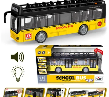 Woopie autobus s svjetlosnim zvukovima na frikcijski pogon 1:16 - Pribislavec
