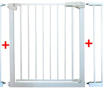 Zaštitna ograda za djecu S3 BIJELA 79-115 cm - Pribislavec