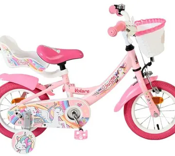 Volare dječji bicikl Unicorn 12″ ružičaste boje - Pribislavec