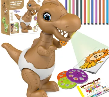Woopie projektor za crtanje + flomasteri - dinosaur - Pribislavec