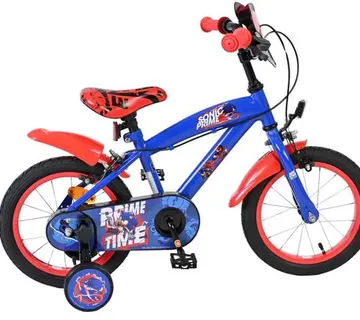 Volare dječji bicikl Sonic Prime 14″ plavo-crvene boje, s dvije ručne kočnice - Pribislavec