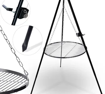 Vrtni tronožac s visećim roštiljem 80 cm – Berdsen BD-884 - Pribislavec