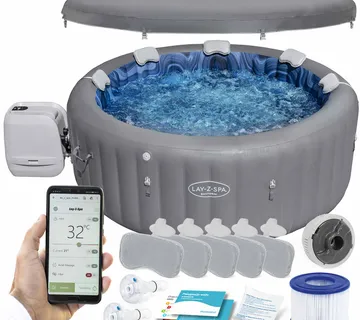 Spa na napuhavanje Lay-Z Santorini pro 7 osoba Bestway - Pribislavec