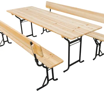 Vrtni set s naslonima 220 cm - Pribislavec