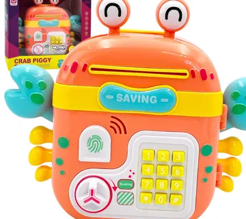 Woopie elektronička kasica: bankomat s PIN-om, narančasti rak - Pribislavec