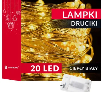 LED lampica na baterije – 20 LED dioda - Pribislavec