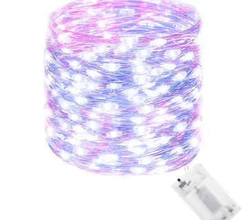 LED lampice na baterije, 100 LED dioda - Pribislavec