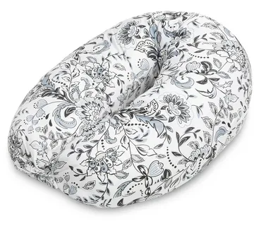 XL Sensillo jastuk za trudnicu floral crno-bijeli - Pribislavec