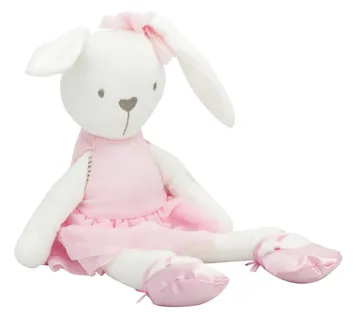 Plišani zeko u roza haljini 42cm - Pribislavec
