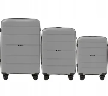 Set kofera WINGS HAWFINCH 3.0 TAMNO SIVI - Pribislavec
