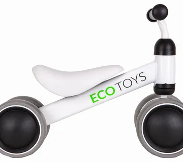 EcoToys dječji mini bicikl guralica bijeli - Pribislavec
