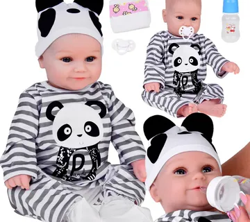 Mekana lutka Baby boy u panda pidžami - Pribislavec
