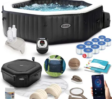 Intex spa na napuhavanje sa hidromasažom, set za 4 osobe - Pribislavec