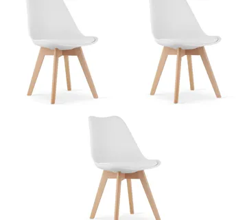 Set od 3 MARK stolca – bijela boja - Pribislavec