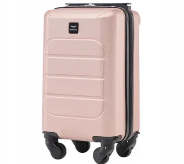 ABS kabinski kofer 40x25x20 GAN01 ROSE GOLD WINGS - Pribislavec