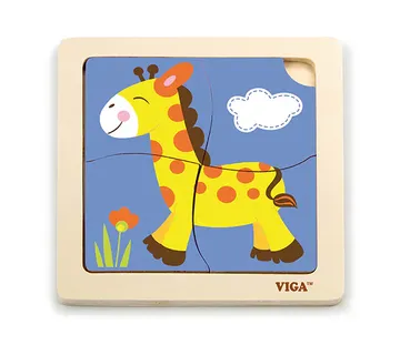 Viga 51319 puzzle na bloku - žirafa - Pribislavec
