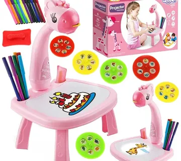 Woopie ploča za crtanje + flomasteri - žirafa roza - Pribislavec