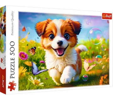Puzzle - 500 - Happy Dog Trefl 37524 - Pribislavec