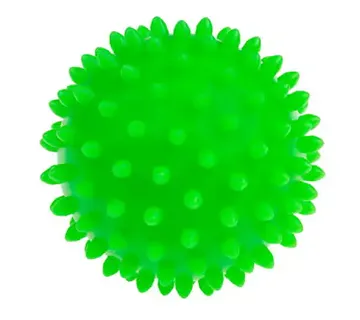 Tullo šiljasta masažna loptica 9cm zelena - Pribislavec