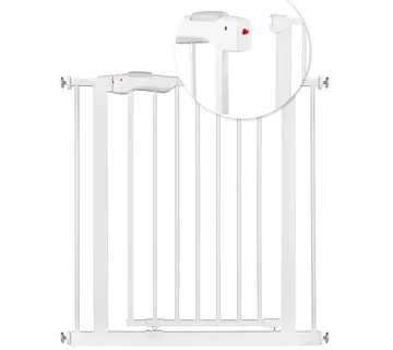 Nukido sigurnosna vrata za djecu 75-85 cm bijela - Pribislavec