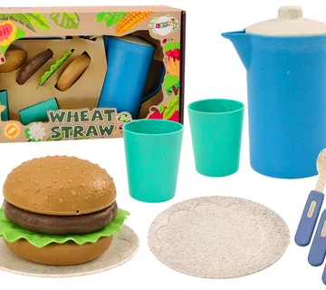 Set za igru hamburger s priborom za jelo 11 elemenata - Pribislavec