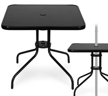Stakleni vrtni stol 80x80 cm - Pribislavec