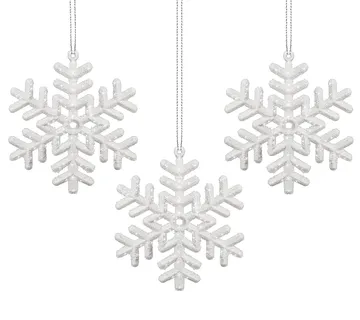 Ukrasi za božićno drvce - Zvjezdice 9,5 cm 3 kom. - Pribislavec