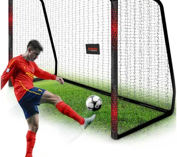 Nogometni gol 300 x 200 x 120 cm ns-473 crno-crveni - Pribislavec