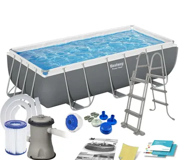 Vrtni bazen s okvirom 404 x 201 x 100 cm 11 u 1 Bestway 56441 - Pribislavec
