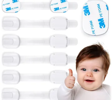 Ricokids zaštita od otvaranja ormarića - 6 kom. bijeli - Pribislavec