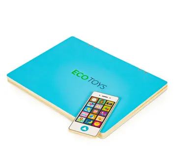 EcoToys edukativni laptop za crtanje 2u1 sa 78 magneta plavi - Pribislavec