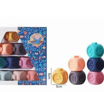 Senzoričke kocke brojevi i oblici 10 elemenata - Pribislavec