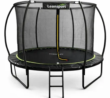 Vrtni trampolin s unutarnjom mrežom crno-zeleni 252 cm 8 stopa - Pribislavec